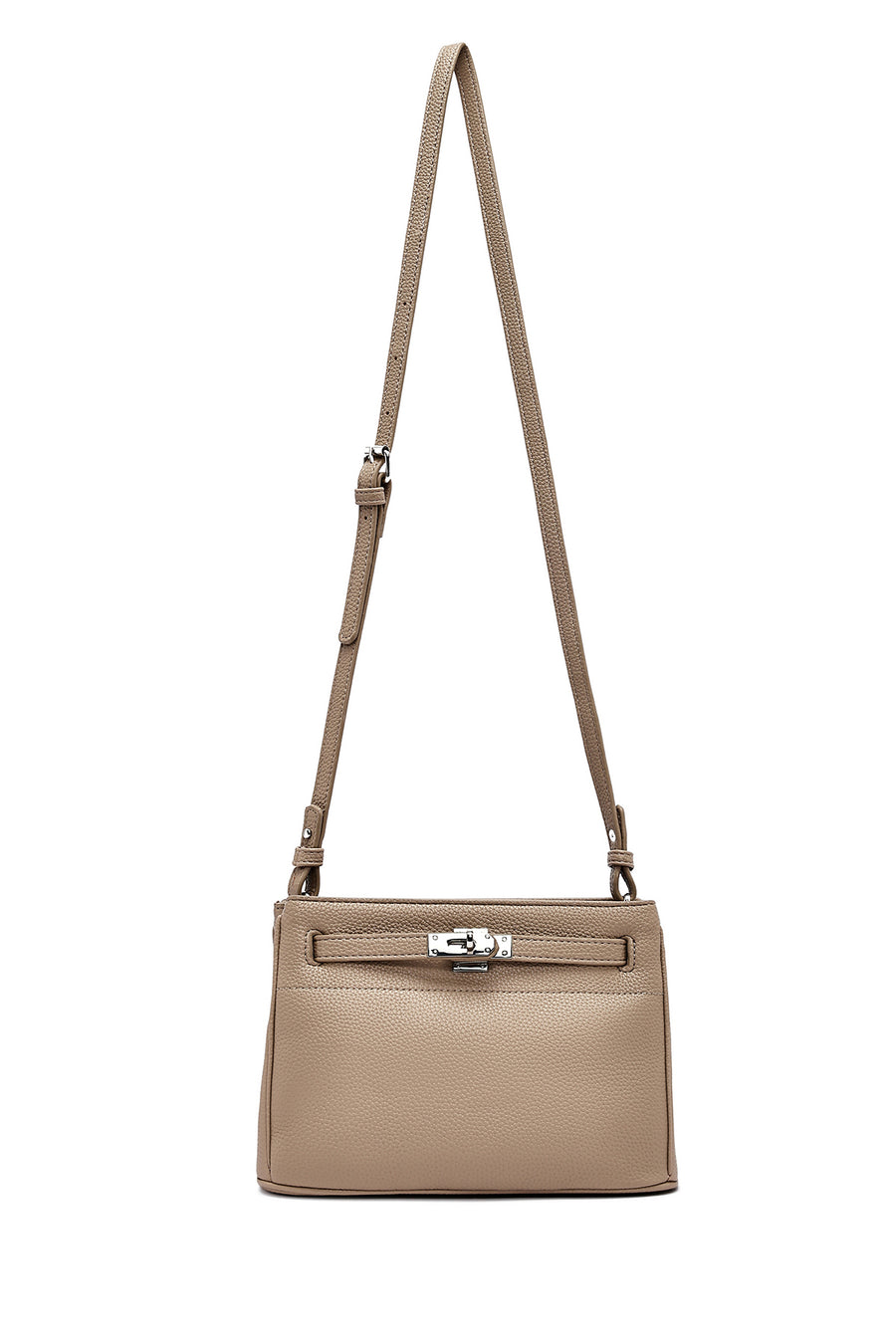Woman Mink Long Strap Crossbody Bag