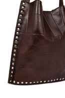 Women's Brown Printed Shoulder Bag | Derimod