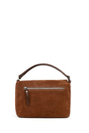 Women's Camel Long Strap Suede Crossbody Bag | Derimod