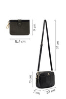 Women's Black Long Strap Crossbody Bag | Derimod
