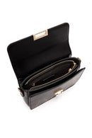 Women's Black Long Strapped Bejeweled Shoulder Bag | Derimod
