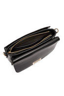 Women's Black Long Strapped Bejeweled Shoulder Bag | Derimod