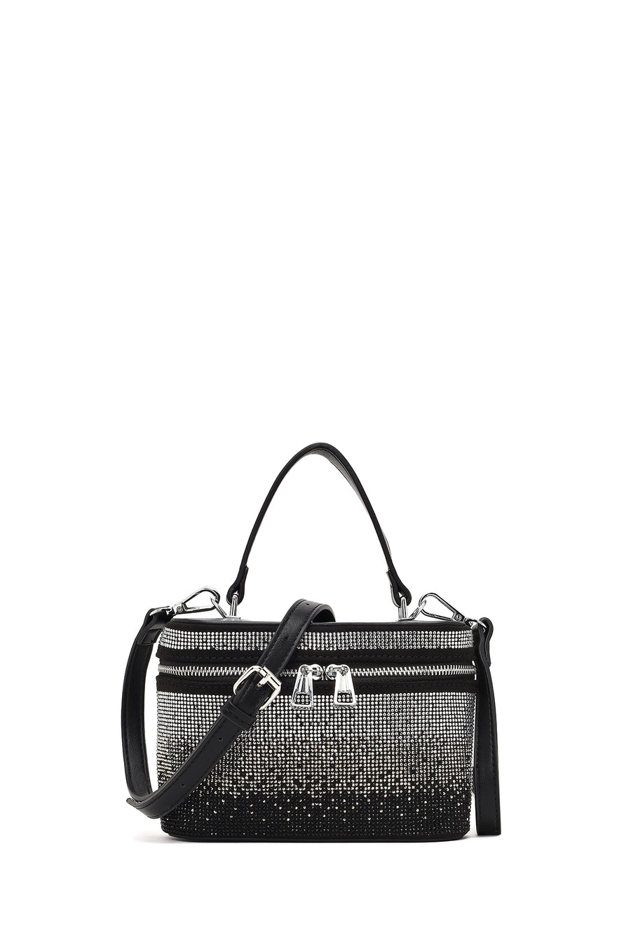 Women's Black Stone Long Strap Mini Evening Bag 25ABD2647TS | Derimod