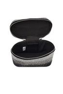 Women's Black Stone Long Strap Mini Evening Bag | Derimod