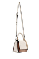 Woman Beige Long Strap Crocodile Patterned Crossbody Bag | Derimod