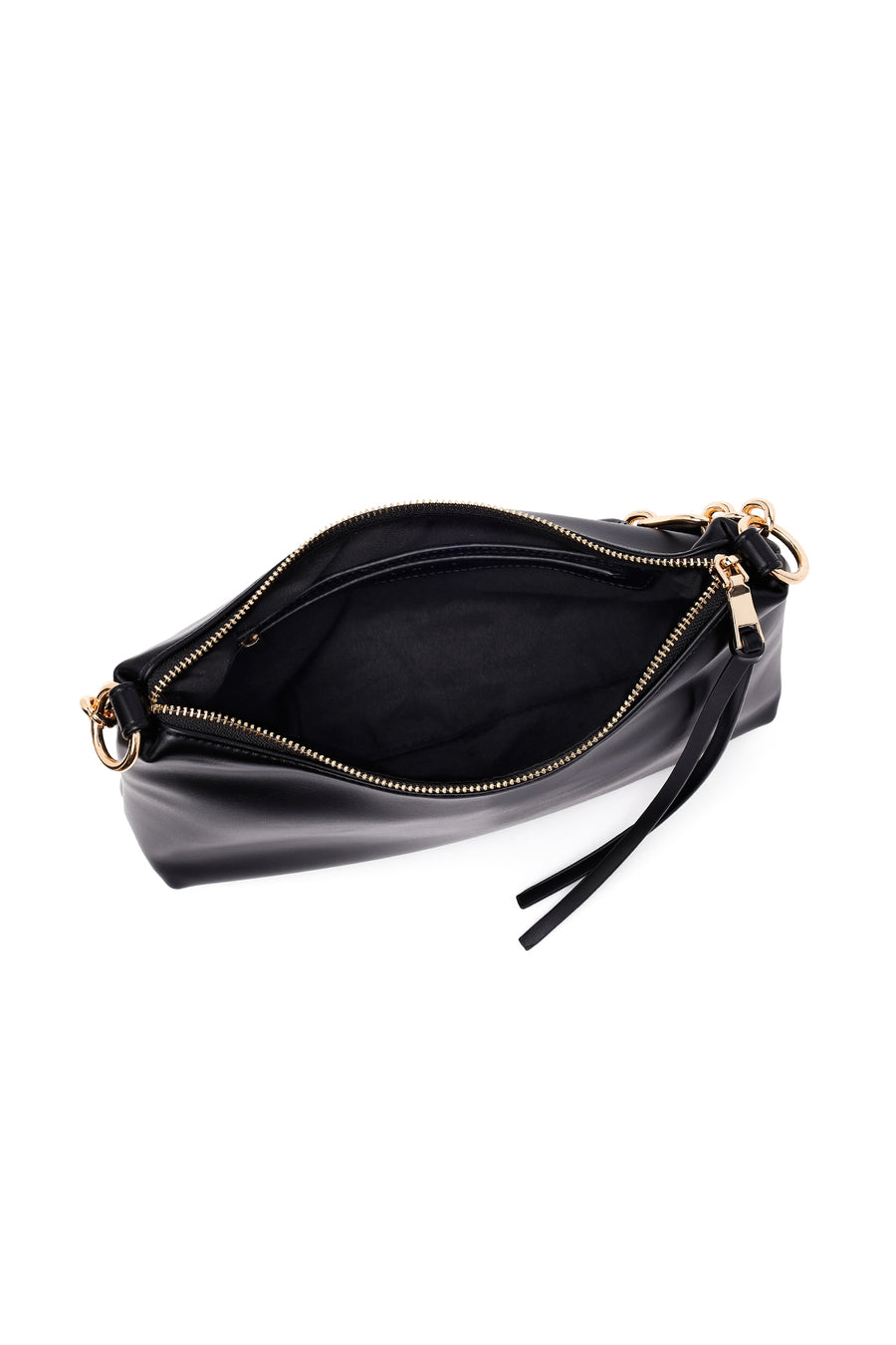 Woman Black Long Strap Shoulder Bag