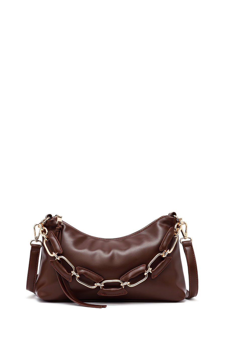 Woman Brown Long Strap Shoulder Bag 25ABD270718 | Derimod