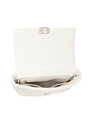 Woman Cream Long Strap Quilted Crossbody Bag | Derimod
