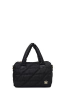 Women's Black Long Strap Charm Fabric Shoulder Bag | Derimod