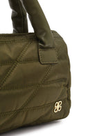 Women's Khaki Long Strap Charm Fabric Shoulder Bag | Derimod