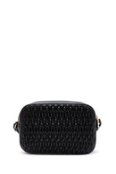 Women's Black Quilted Crossbody Bag | Derimod