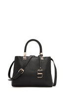 Women's Black Long Strap Accessory Detailed Handbag | Derimod