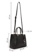 Women's Black Long Strap Accessory Detailed Handbag | Derimod