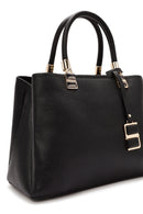 Women's Black Long Strap Accessory Detailed Handbag | Derimod