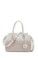 Woman Cream Long Strap Printed Handbag | Derimod
