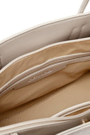 Woman Cream Long Strap Printed Handbag | Derimod