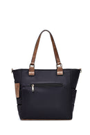 Woman Black Long Strap Fabric Shoulder Bag | Derimod