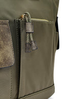 Woman Khaki Long Strap Fabric Shoulder Bag | Derimod