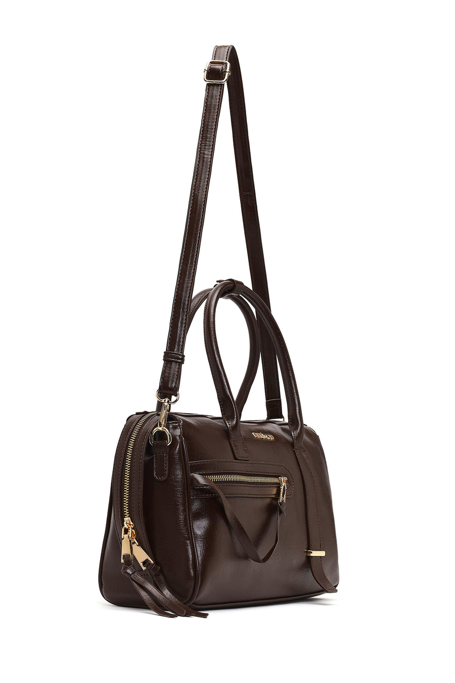Women's Brown Long Strap Shoulder Bag