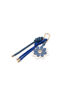 Women's Blue Printed Accessorized Backpack | Derimod