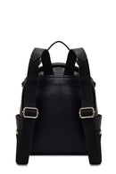 Women's Black Printed Backpack | Derimod