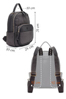 Women's Gray Printed Backpack | Derimod