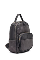 Women's Gray Printed Backpack | Derimod