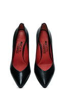 Derimod Gritti Woman Black Thick Heel Patent Leather Leather Shoe | Derimod