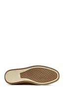 Kadın Taba Tokalı Süet Deri Comfort Loafer | Derimod