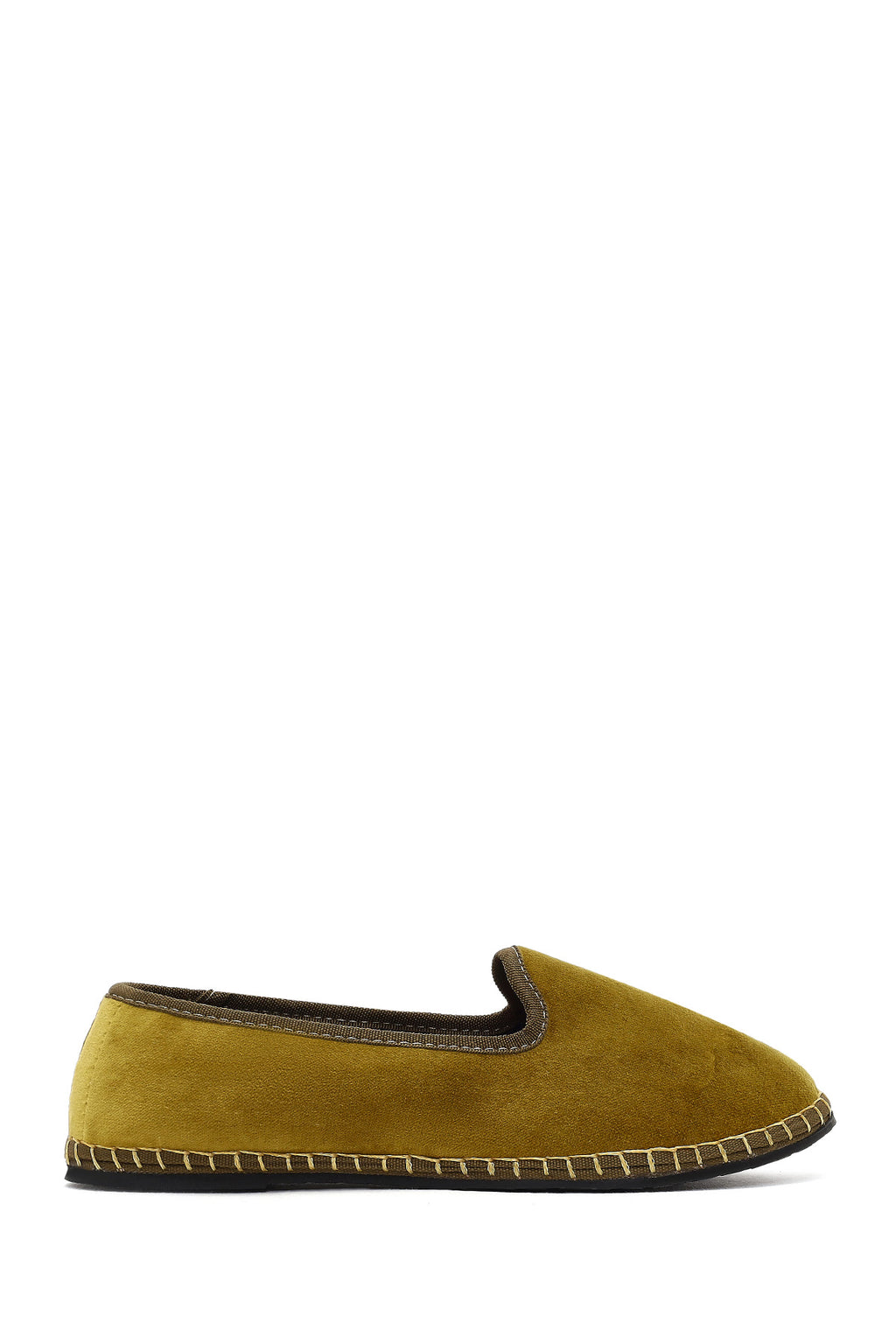 Kadın Yeşil Kumaş Loafer
