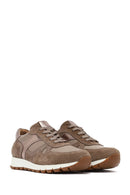 Woman Mink Laced Leather Sneakers | Derimod