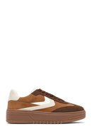 Kadın Camel Bağcıklı Kalın Tabanlı Sneaker | Derimod