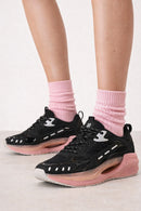 Derimod Studio Women's Black Lace-Up Thick-Soled Sneaker | Derimod