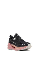 Derimod Studio Women's Black Lace-Up Thick-Soled Sneaker | Derimod
