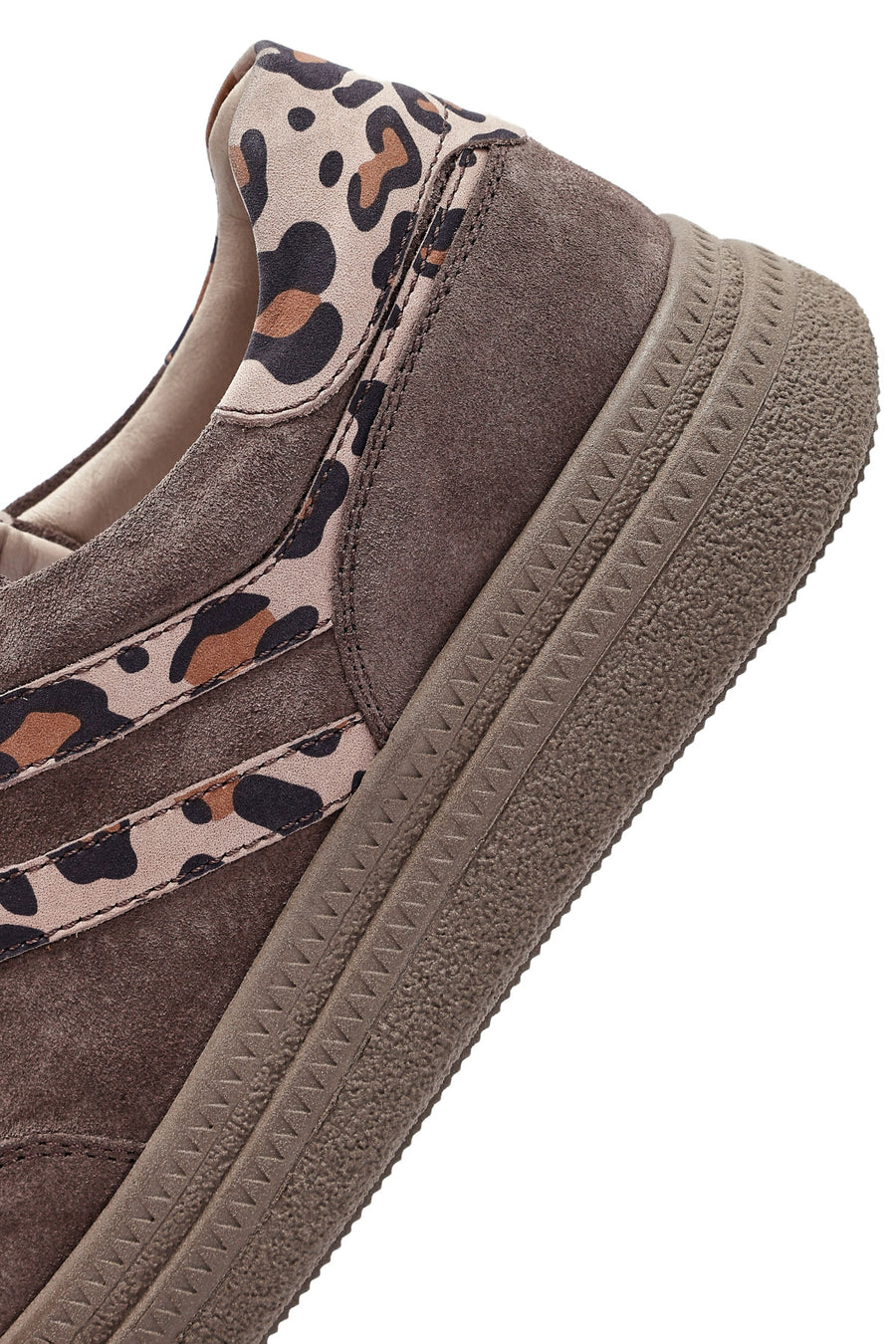 Women's Mink Lace-up Suede Leather Sneaker