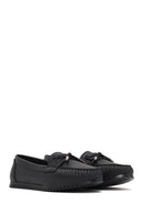 Women's Black Buckle Loafer | Derimod