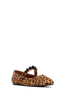 Women's Leopard Patterned Ballet Flat | Derimod