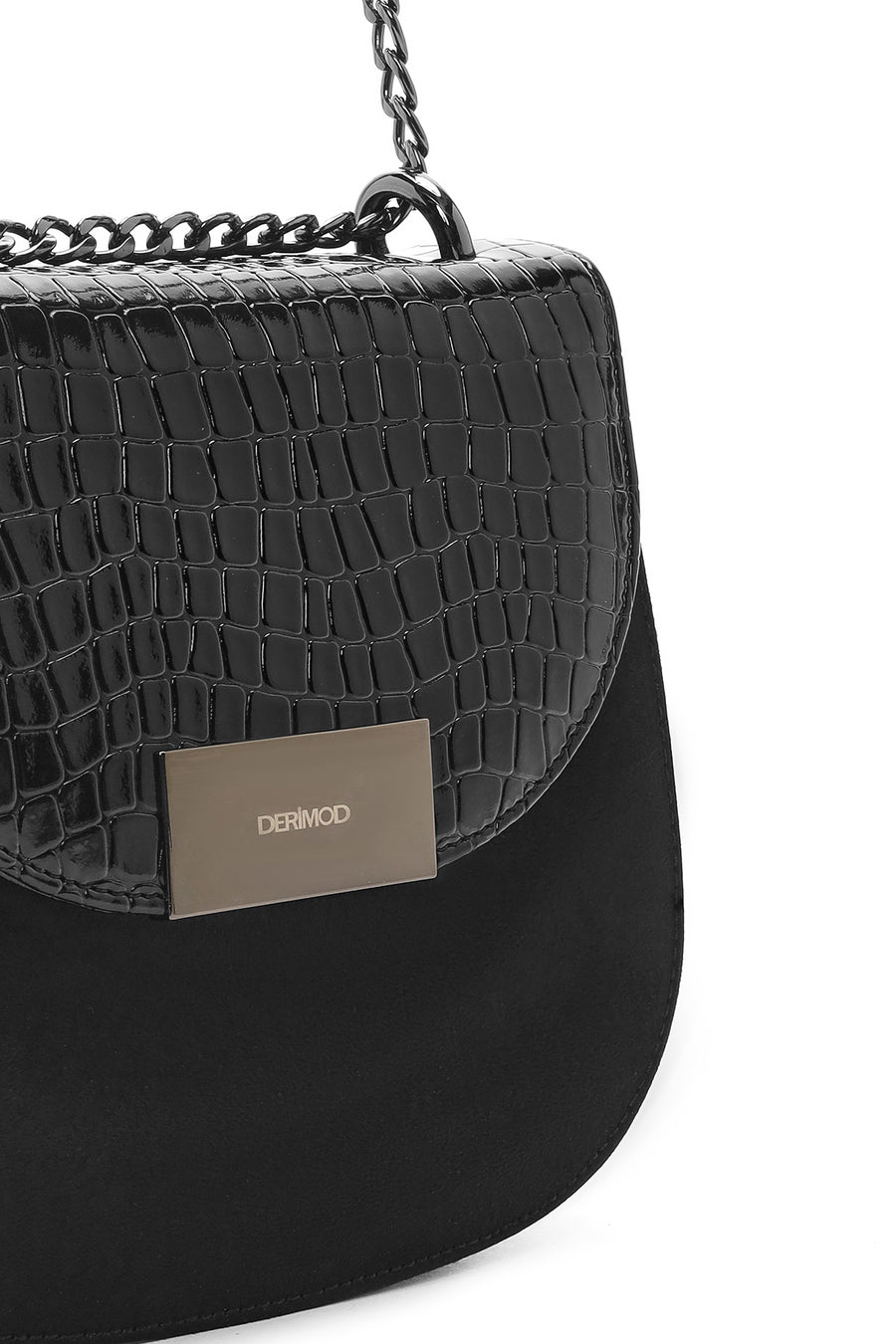 Women's Black Printed Crossbody Bag