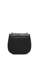 Women's Black Printed Crossbody Bag | Derimod