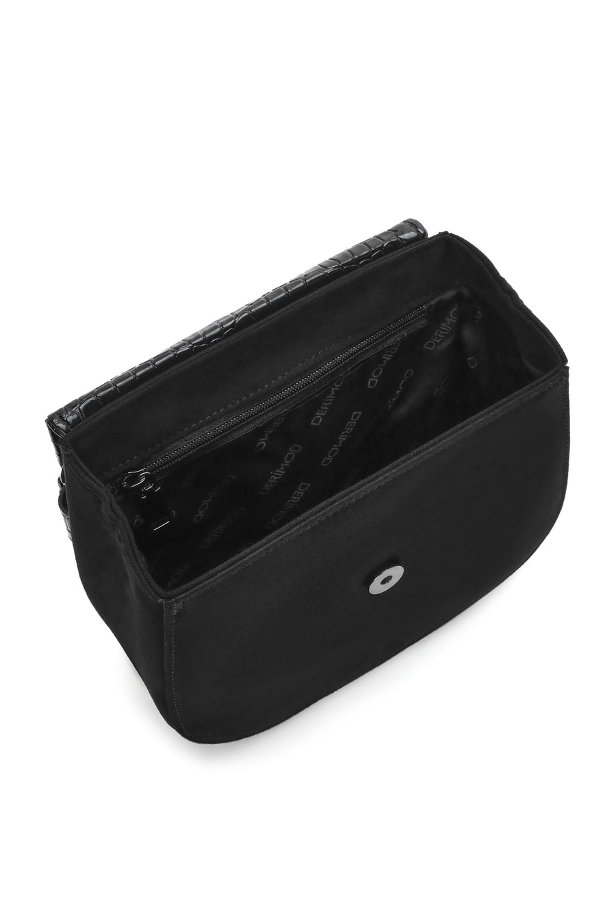 Women's Black Printed Crossbody Bag