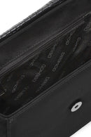 Women's Black Printed Crossbody Bag | Derimod