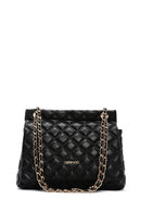 Women's Black Long Strap Quilted Shoulder Bag | Derimod