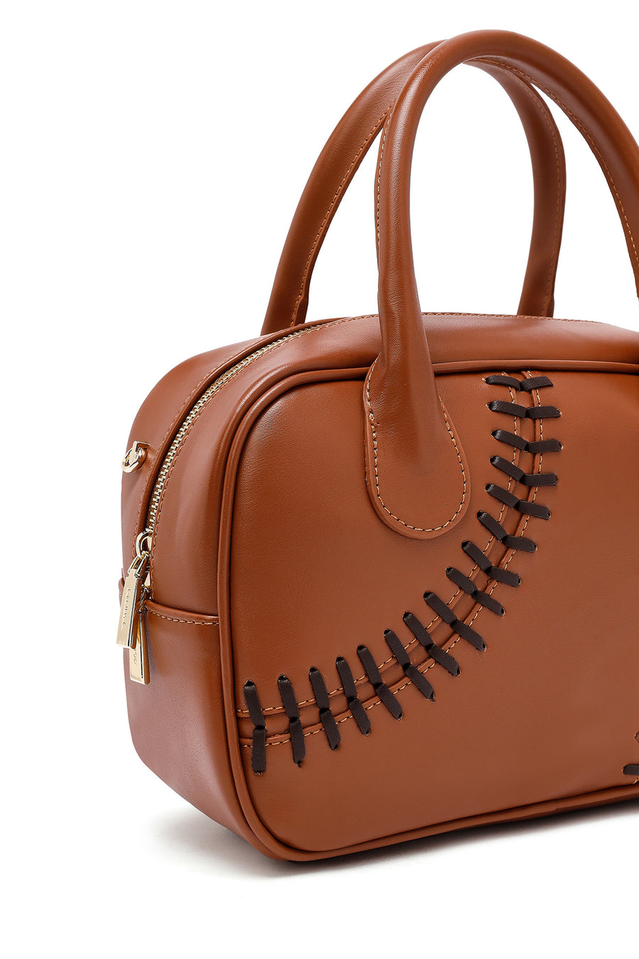 Women's Brown Long Strap Classic Handbag