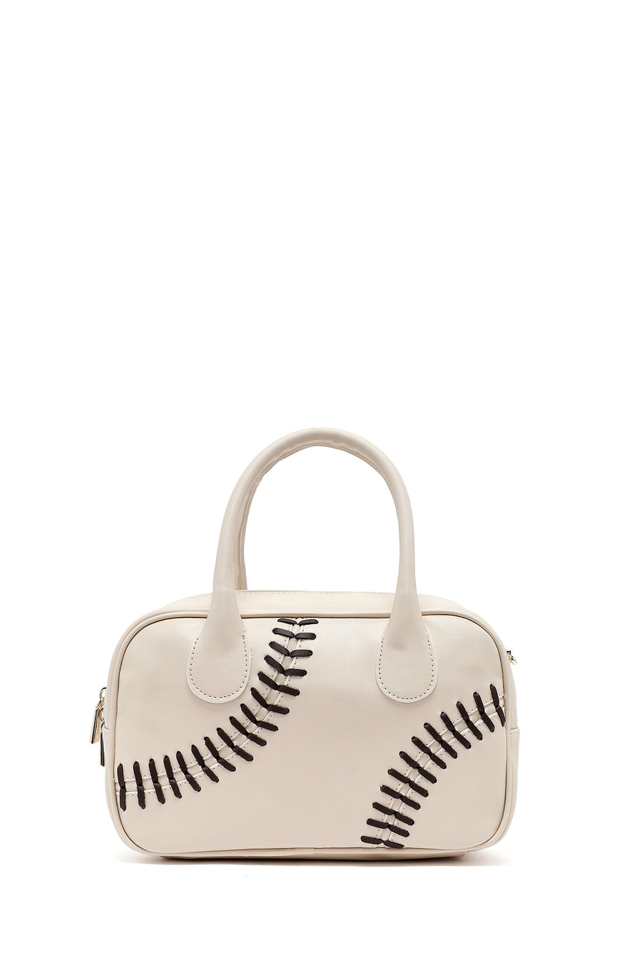 Women's Cream Long Strap Classic Handbag