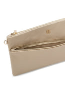 Women's Beige Long Chain Strap Clutch Bag | Derimod