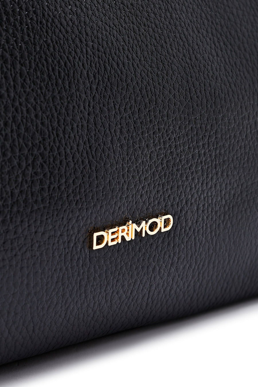 Woman Black Long Strap Leather Shoulder bag