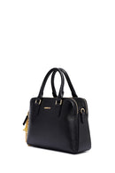 Woman Black Long Strap Leather Classic Handbag | Derimod
