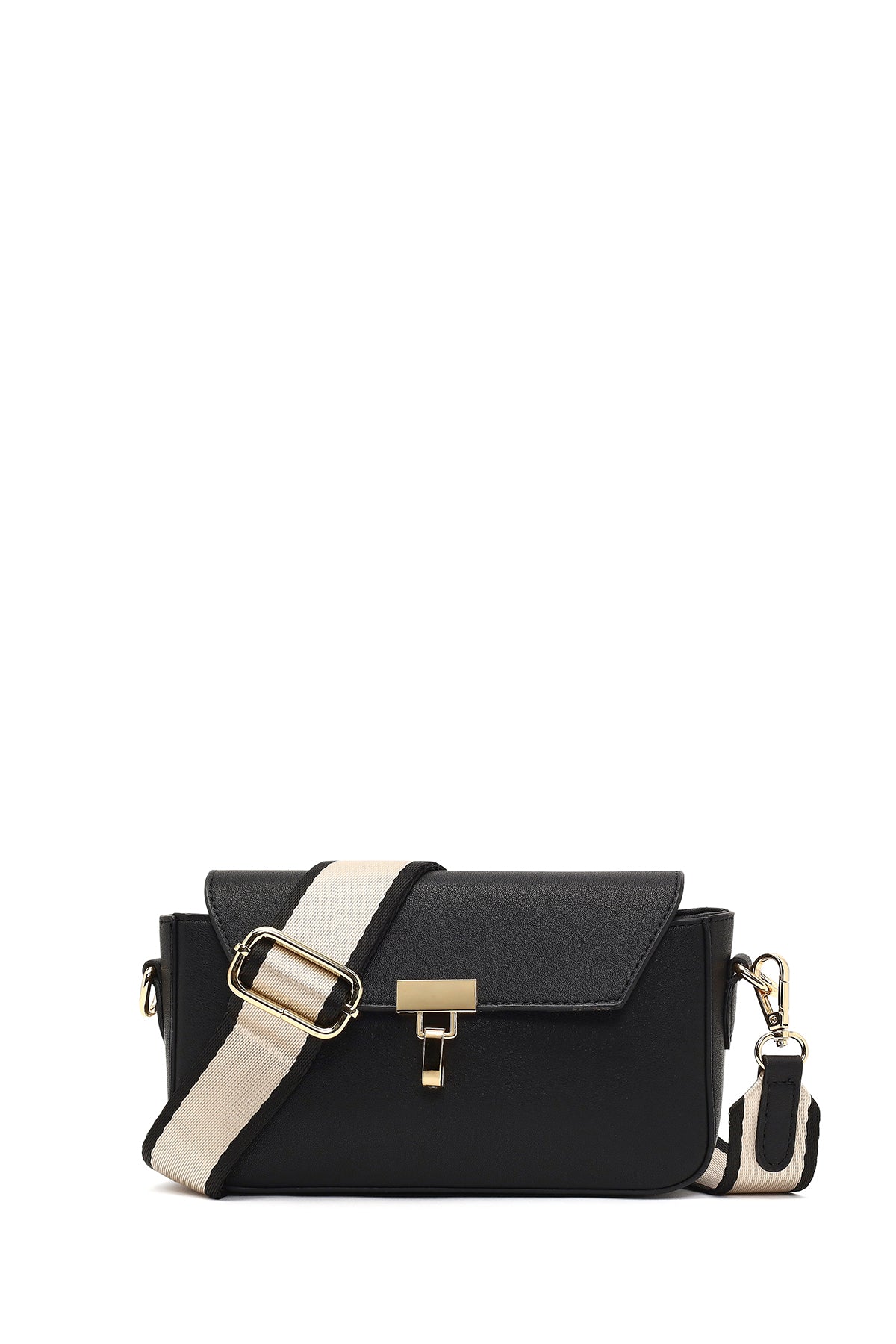 Women's Black Long Strap Crossbody Bag 25SBD237318 | Derimod