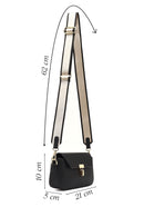 Women's Black Long Strap Crossbody Bag | Derimod