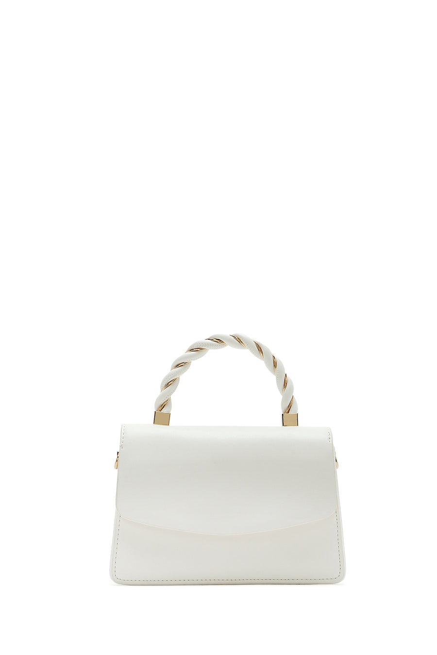 Women's White Long Strap Crossbody Bag